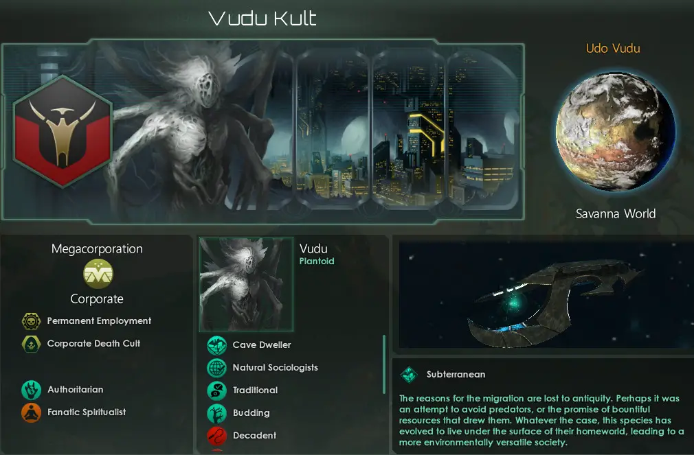 deathcult and permanent employment stellaris build