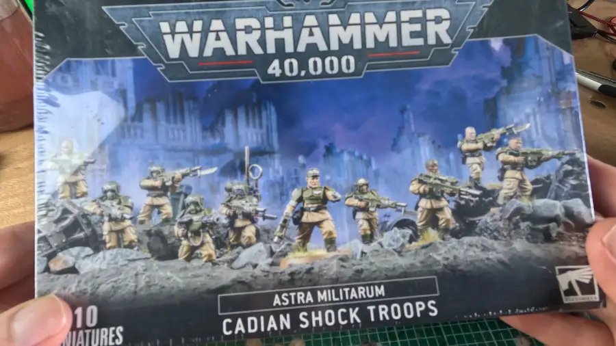 Cadian Shock Troopers box front