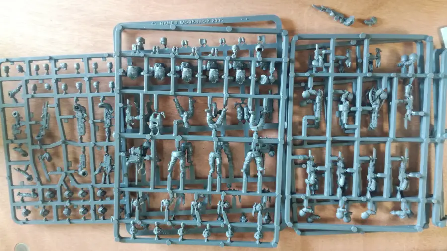 Cadian Shock Troopers Sprues